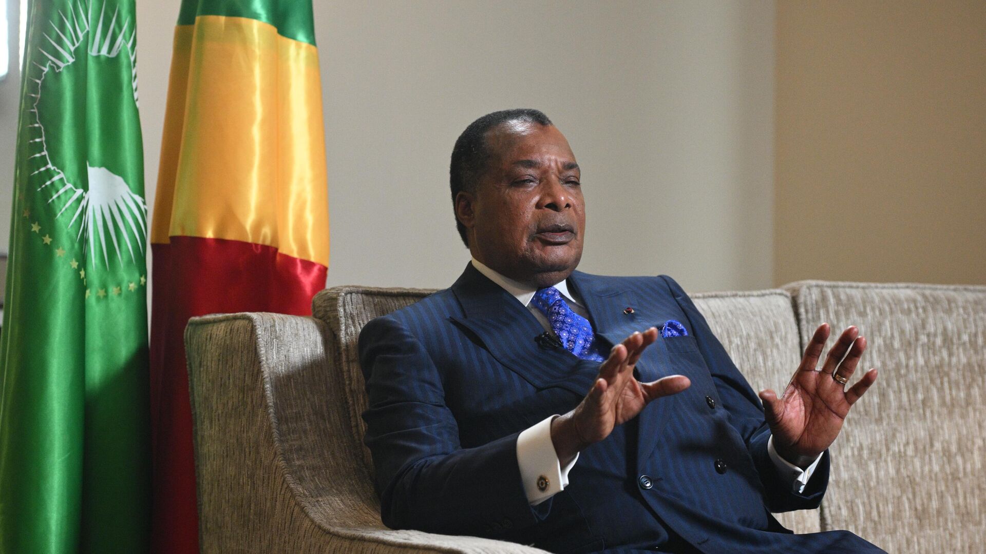 Президент Конго Дени Сассу-Нгессо