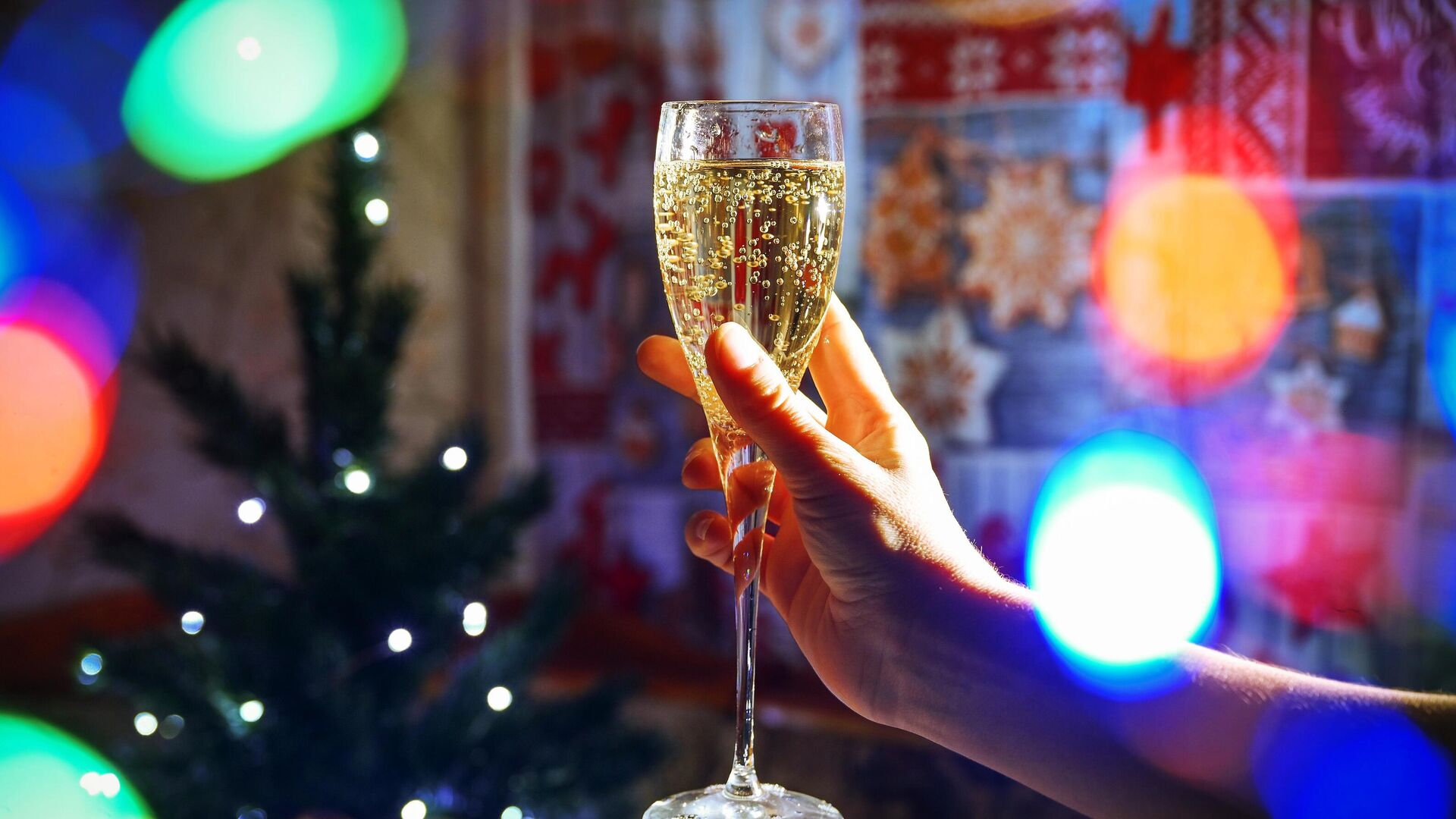 Бокал шампанского