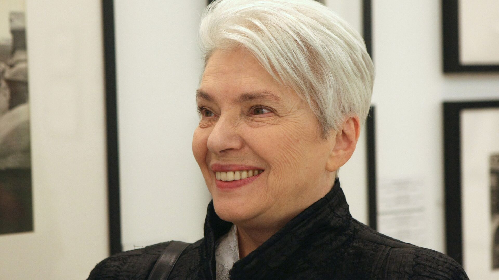 Вдова писателя Наталья Солженицына на открытии фотовыставки, посвященной жизни писателя и общественного деятеля Александра Солженицына, в Центральном выставочном зале