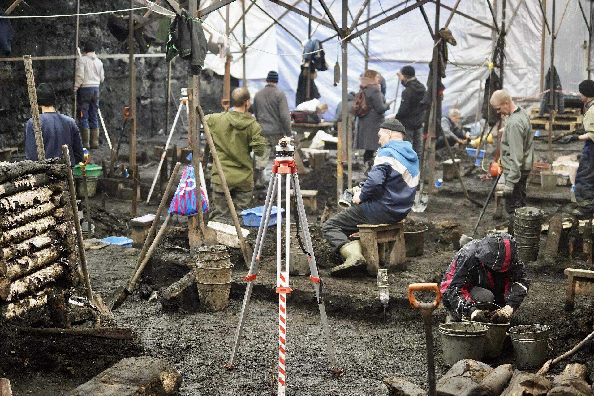 На Троицком раскопе
