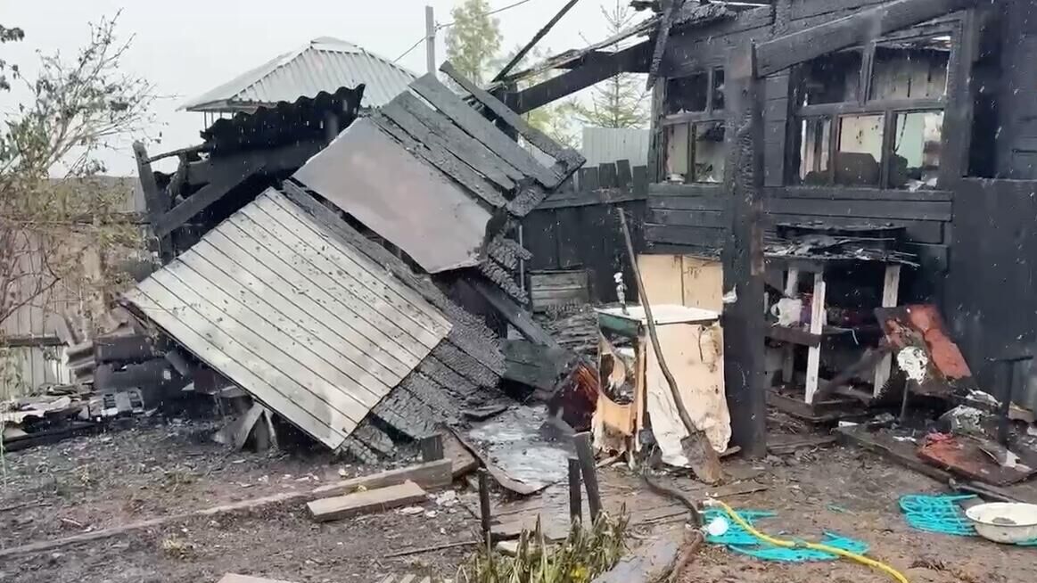Место происшествия в СНТ Горный Байкал в Байкальске