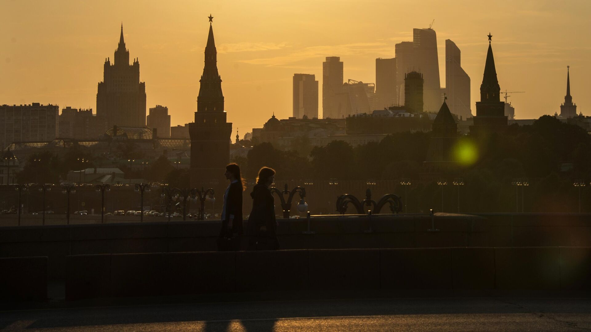 Вид на Московский Кремль