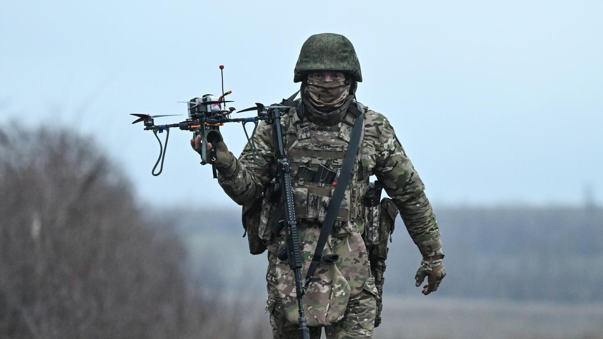 Военнослужащий ВС РФ в зоне СВО