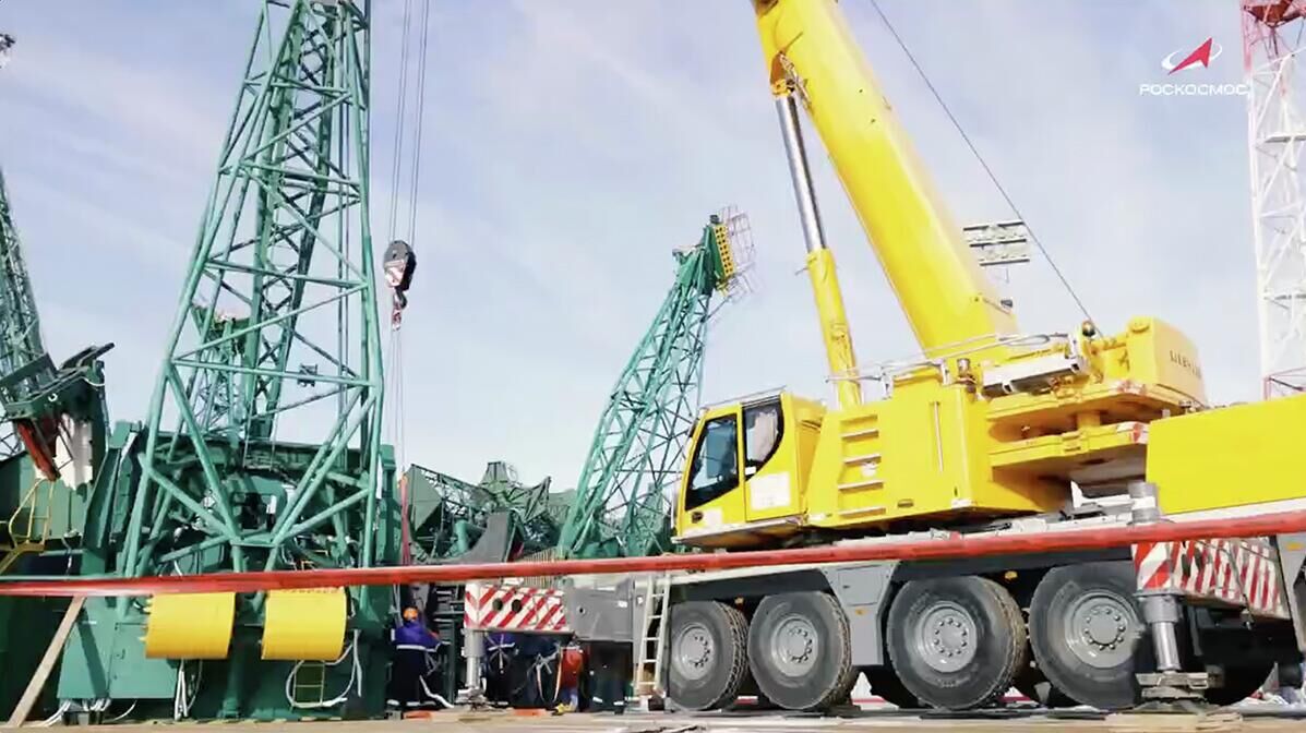 На Байконур прибыл полный комплект для замены кабины обслуживания на 31‑й стартовой площадке