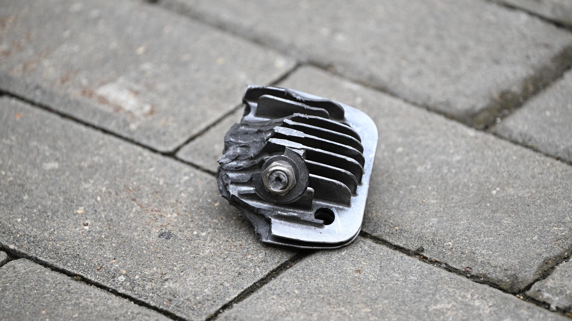 Фрагмент двигателя беспилотника