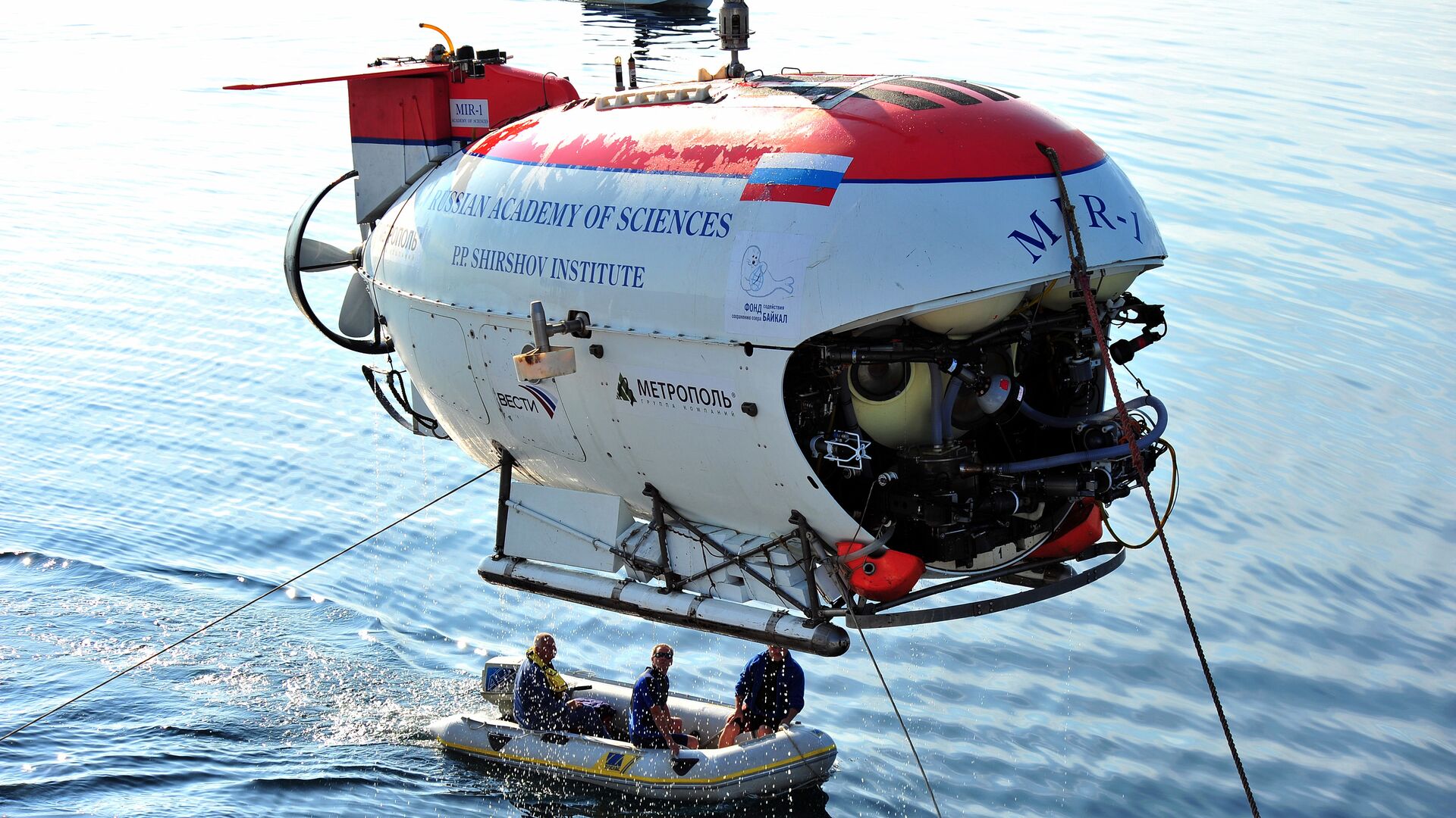 Работа глубоководных аппаратов