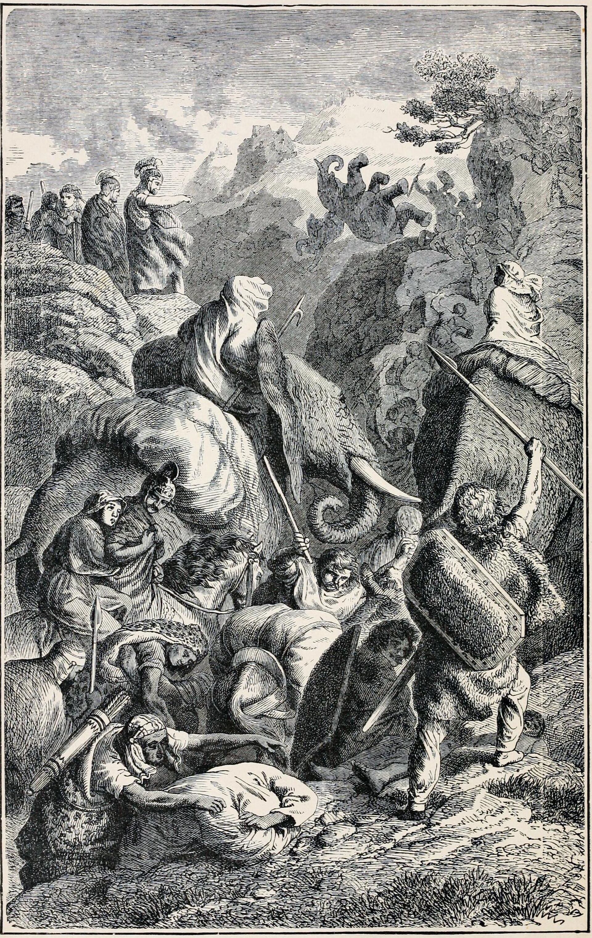 Ганнибал переходит Альпы