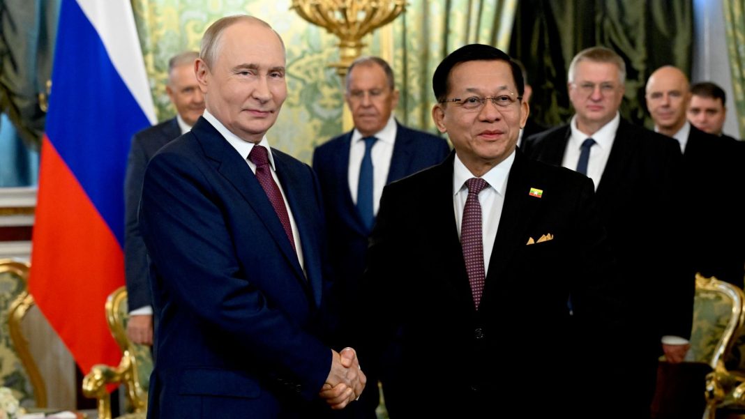 Путин и Мин Аун Хлайн обсудили поставки российского СПГ