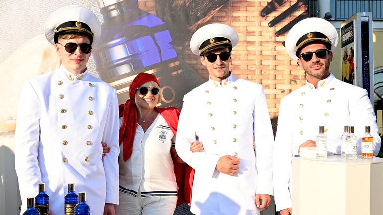 Генеральный директор Luxury World's Production Наталия Исакова в яхт-клубе Royal Yacht Club в Москве