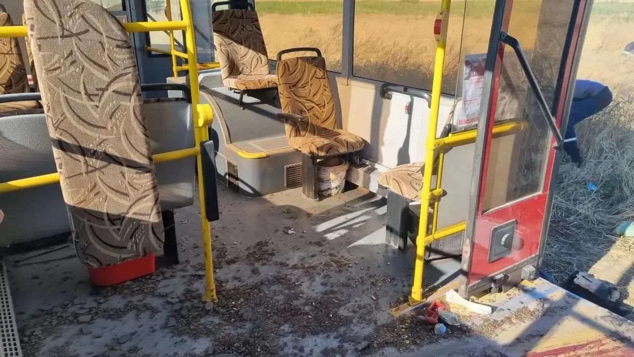Последствия атаки ВСУ на автобус в Запорожской области