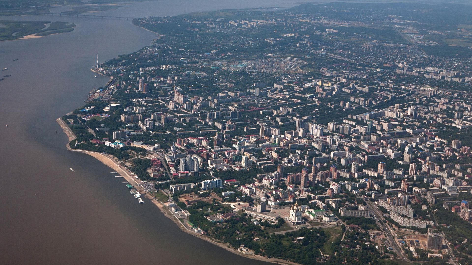 Вид на Хабаровск