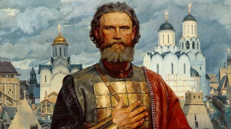 Святой благоверный великий князь московский Дмитрий Донской. 2002 г. Холст, масло