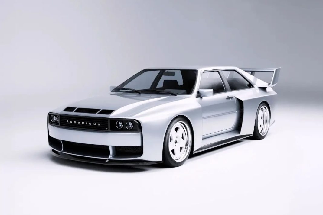 Audacious IV: реинкарнация легендарного купе Audi quattro с лёгким кузовом и мотором V8
