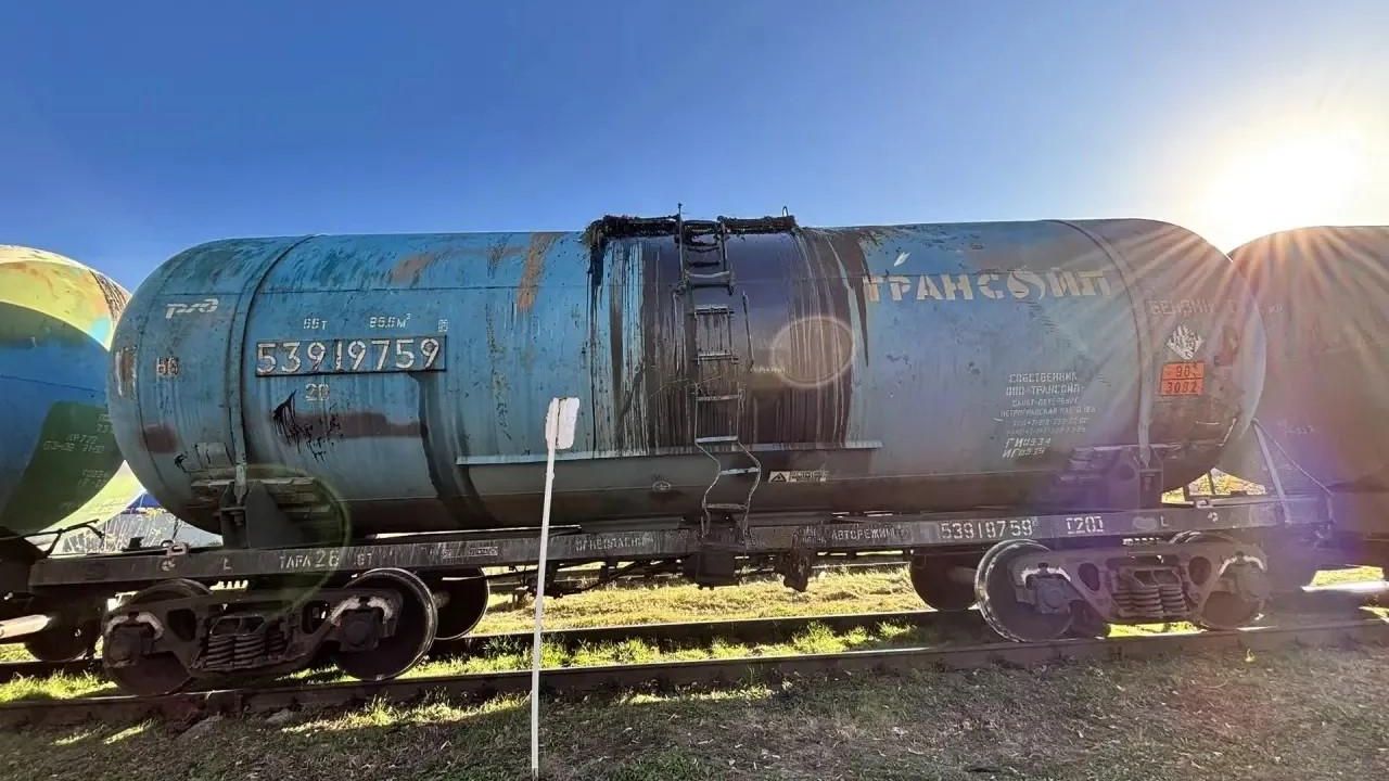 На месте схода вагонов в Московской области